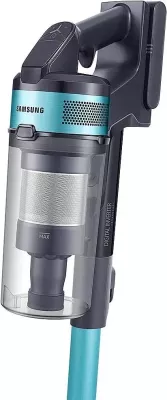 Fshesë me korrent pa kabllo, Samsung Jet 60 Turbo VS15A6031R1, thithje 150 W, sistem Jet Cyclone, filtrimi multi-shtresor, blu