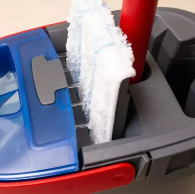 Mop i sheshtë Vileda H2prO, mikrofibër, i zi