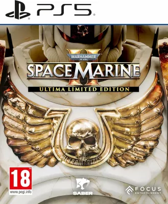 Lojë PS5 Focus Entertainment Warhammer 40,000: Space Marine 2, Ultima Limited Edition, PEGI 18, me SteelBook + Season Pass 1/2 + DLC Macragge's Chosen