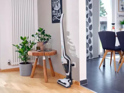 Fshesë pa kabllo LEIFHEIT Rotaro PowerVac 2in1, 11927, 35 min, e bardhë/blu