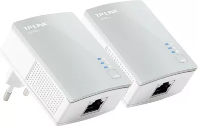 Adapter powerline TP-Link TL-PA4010 KIT, 600 Mbps, 1 port, HomePlug AV, e bardhë, 2 copë