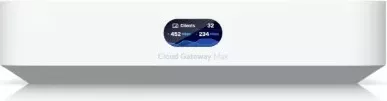 Router Ubiquiti UniFi Cloud Gateway Max UCG-Max-NS, 3GB RAM, 5 porta LAN, i bardhë