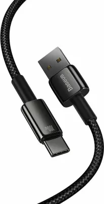 Kabllo USB-A në USB-C Baseus CAWJ000101 2m 100W USB 2.0, e zezë