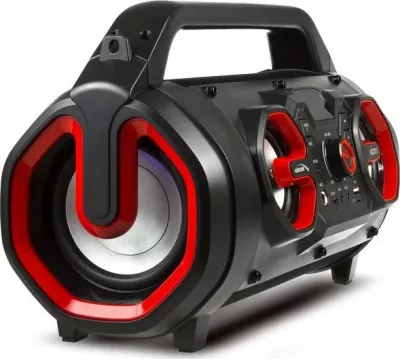Altoparlant portativ Audiocore AC875 20W Bluetooth 5.0 me radio FM, RGB, bateri 2000mAh, USB/USB-C, i zi, set me telekomandë
