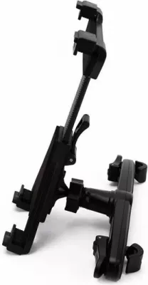 Mbajtës tableti për veturë MAXLINE TZ03+P3 7-13\", rrotullim 360°, montim në mbështetëse koke, i zi
