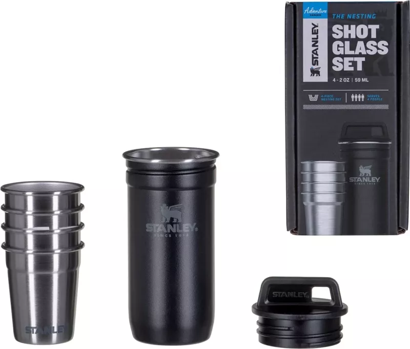 Gotë metalike Stanley Adventure Matte Black 4 X 60 ml