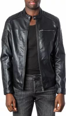Jakne për meshkuj Jack & Jones JJEROCKY NOOS 12147218, e zezë [Madhësia: S]