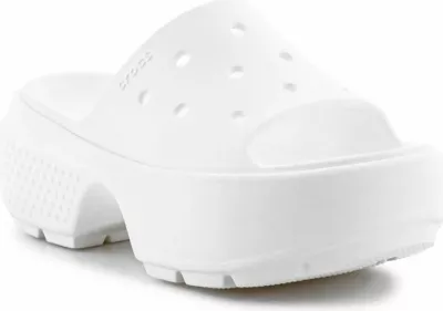 Papuqe Crocs për femra, të bardha [Madhësia: 39 - 40]