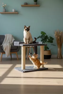 Shtrat për mace Liza, anthracite, Paws & Whiskers