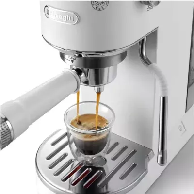 Aparat kafeje DeLonghi Dedica Duo EC890.WI, për kafe të nxehtë dhe të ftohtë, bardhë