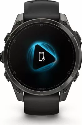 Smartwatch Garmin Fenix 8 AMOLED (010-02904-21) 1.4\" GPS NFC 10 ATM, e zezë