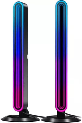 Llampa tavoline LED RGB BlitzWolf BW-AL1, set prej 2 copë, me telekomandë dhe kontroll përmes aplikacionit, me USB