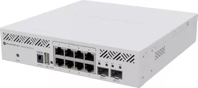 Switch i menaxhuar MikroTik CRS310-8G+2S+IN, 8x 2.5G Ethernet, 2x SFP+, i bardhë