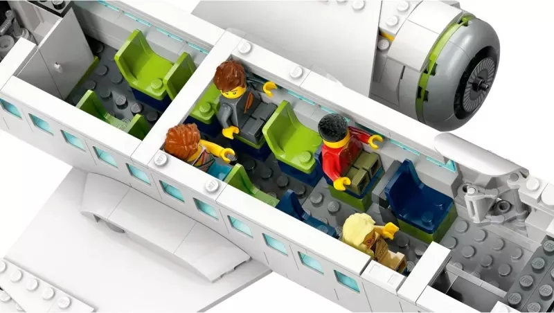 Set ndërtimi Lego CITY 60367 Avion pasagjerësh