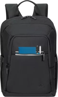 Çantë shpine RIVACASE Alpendorf Eco 7523, për laptop 13.3-14 inç, e zezë