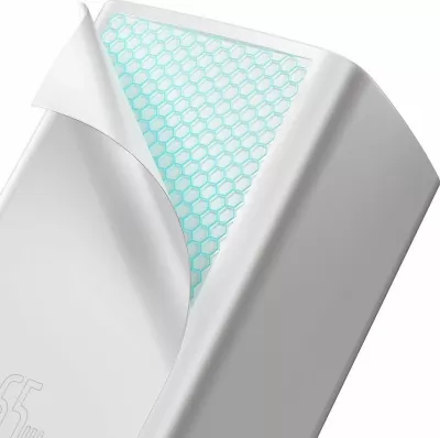 Karikues muri Baseus GaN2 Lite CCGAN2L-B02 65W 1x USB-C + 1x USB-A i bardhë