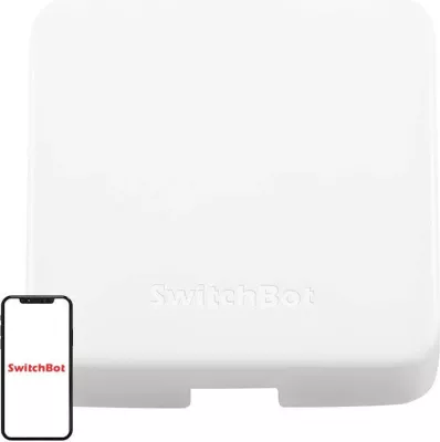 Set smart SwitchBot Hub Mini me 3 sensorë temperature e lagështie, i bardhë