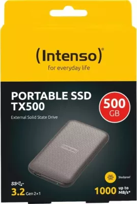 SSD i jashtëm INTENSO TX500 500GB USB 3.2 1000MB/s, kafe