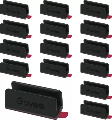 Kapëse montimi Govee Neon Rope Light 2 Bracket, set 20 copë, e zezë