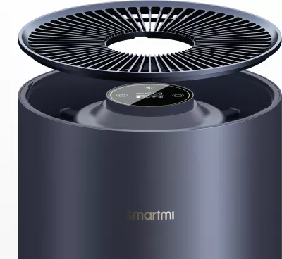 Pastrues ajri Smartmi Air Purifier 2, 40 W, për 26-45 m², HEPA H13 + karbon aktiv, UV-C, gri