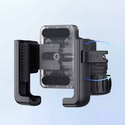 Mbajtës celulari Baseus GoTrip për biçikletë/skuter/moped, i zi