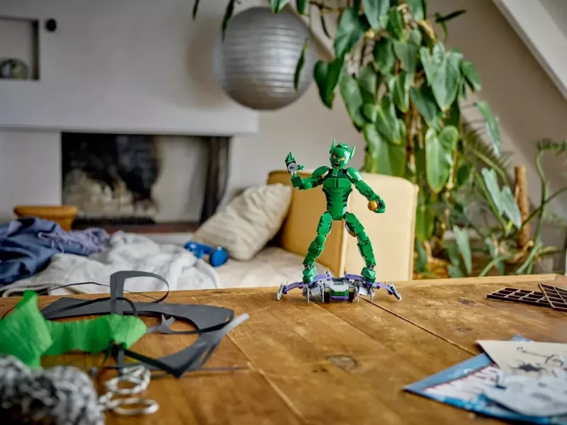 Figurë ndërtimi LEGO Marvel 76284 Green Goblin