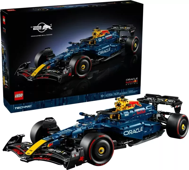 Set LEGO Technic Oracle Red Bull Racing RB20, 42206, për të rritur, Blu