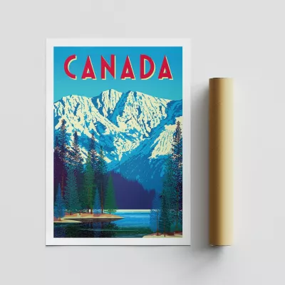 Poster A4, Kanada - 1976, shumëngjyrësh