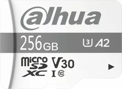 Kartelë memorje MicroSDXC Dahua TF-P100 256GB Class 10 UHS-I U3 A1 V30 (TF-P100-256G)