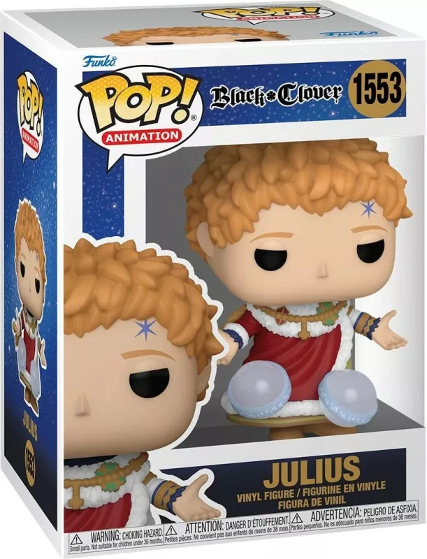 Figurë koleksionuese Funko Pop Julius, Black Clover, Multikolor