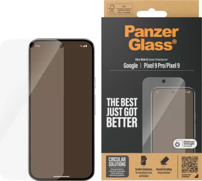 Mbrojtës ekrani PanzerGlass për Google Pixel 9 / 9 Pro, transparent