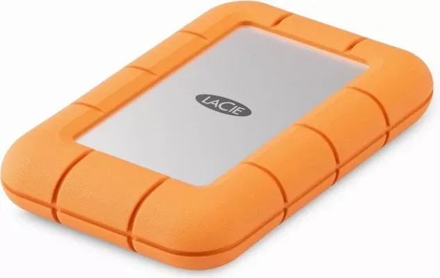 SSD e jashtme LaCie Rugged Mini STMF2000400 2TB USB-C (USB 3.2 Gen 2x2) portative e fortifikuar, portokalli