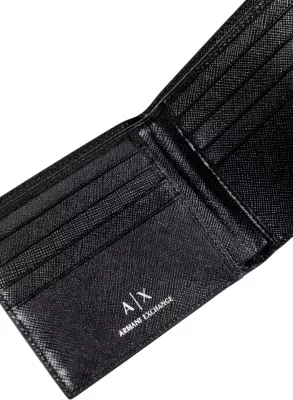 Portofol për meshkuj Armani Exchange XM000168 AF12702, i zi