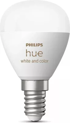 Llambë e mençur Philips Hue Lustre P45 E14, LED, Bluetooth/Zigbee, Bardhë