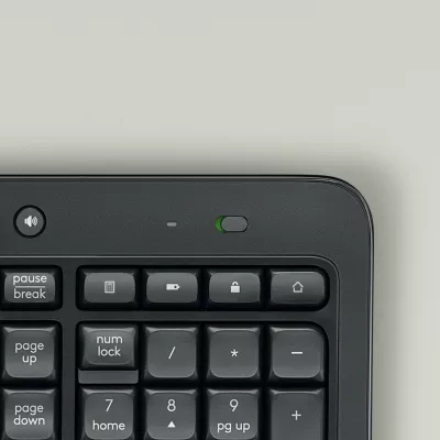 Set tastierë AZERTY Logitech MK540 wireless me maus, e zezë-bardhë