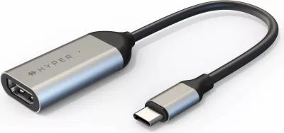 Adapter USB-C në HDMI Targus Hyperdrive, 4K 60Hz, çelik inox