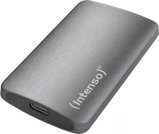 SSD eksterne INTENSO TX800 2TB USB 3.2 Gen2x2 deri 2100 MB/s, me kabllo USB-C, antracit