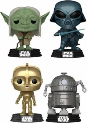 Set figurina koleksionuese vinyl, Funko POP! Star Wars Concept Series, paketim 4 copë