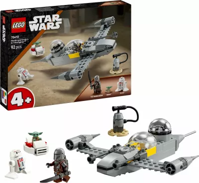 Set ndërtimi LEGO Star Wars 75410 Mando dhe Grogu N-1 Starfighter, 92 pjesë, multikolor
