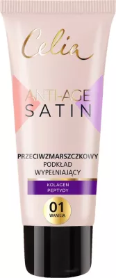 Fondatinë për femra Celia Satin Anti-Age Wrinkle-Filling 01, 30ml