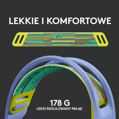 Kufje gaming Logitech G733 LIGHTSPEED (981-000890), wireless, 7.1 surround, USB, vjollcë