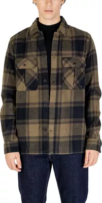 Këmishë overshirt për meshkuj Only & Sons ONSCEDRIC LIFE CHECK 22030843, e gjelbër