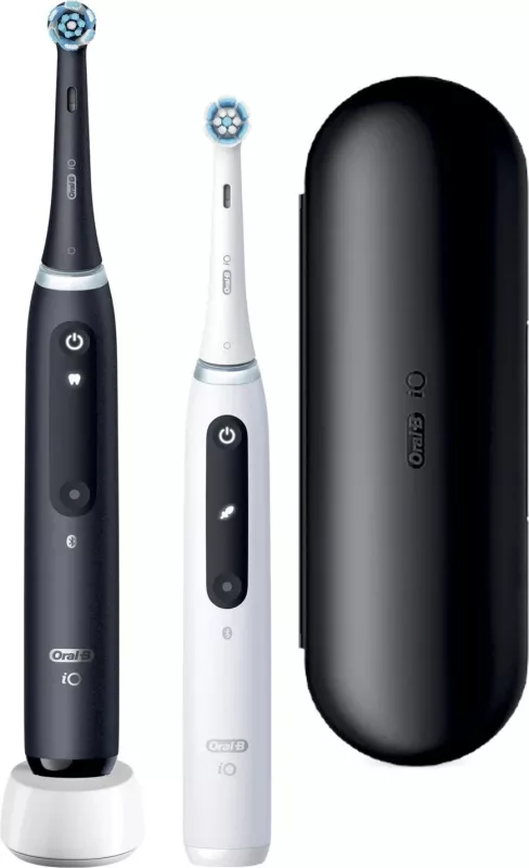 Furça elektrike Oral-B iO Series 5, për çift në ngjyrë të bardhë dhe të zezë