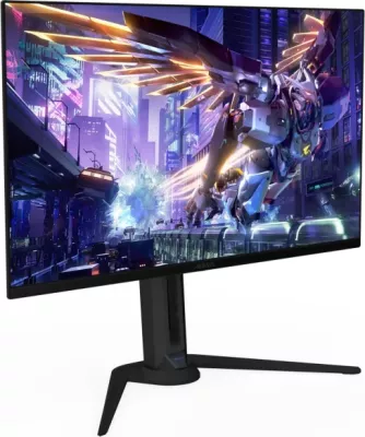 Monitor gaming GIGABYTE AORUS FO32U2P 31.5\" OLED UHD 4K 240Hz 0.03ms, me altoparlantë, i zi