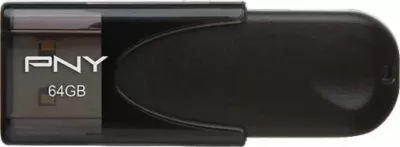 Pendrive PNY Attaché 4 2.0 64 GB USB 2.0, e zezë