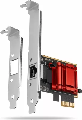 Kartë rrjeti PCIe Axagon PCEE-G25 2.5GbE 1xRJ-45 me bracket low-profile