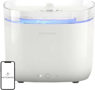 Burim uji për kafshë shtëpiake Petoneer Fresco Mini Pro, 1.9L, i bardhë