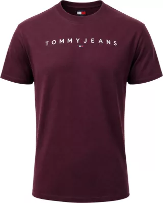 Maicë për meshkuj Tommy Hilfiger Jeans TJM REG LINEAR LOGO DM0DM20744, bordo [Madhësia: XL]