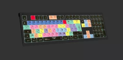 Tastierë LogicKeyboard Astra 2 për Adobe Premiere Pro CC, Mac, FR
