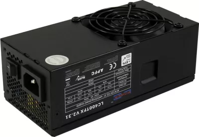 Kasë LC-Power LC-1406MB-400TFX, Micro Tower, 400W, micro ATX/Mini-ITX, e zezë